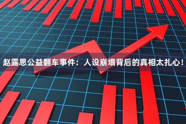 赵露思公益翻车事件：人设崩塌背后的真相太扎心！