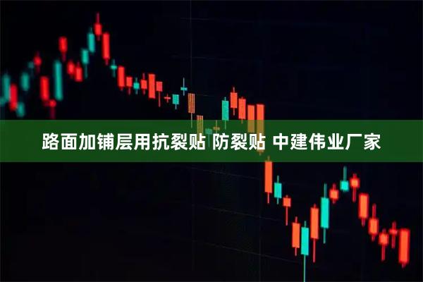 路面加铺层用抗裂贴 防裂贴 中建伟业厂家